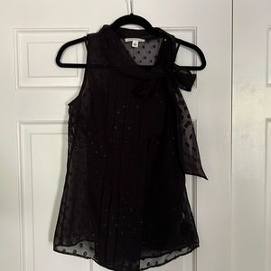Banana Republic Black Tank Blouse Size 6
